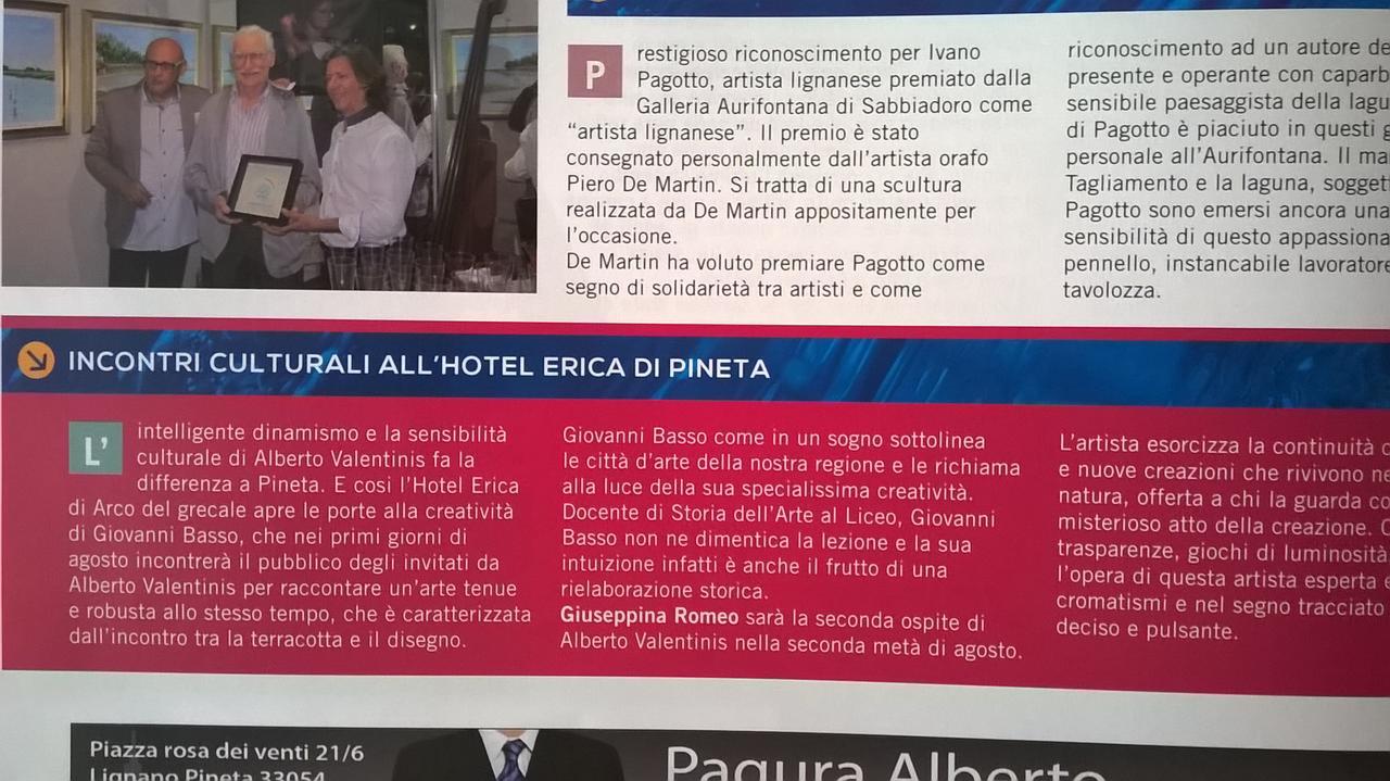 Suite Erica Lignano Hotel Lignano Sabbiadoro Kültér fotó